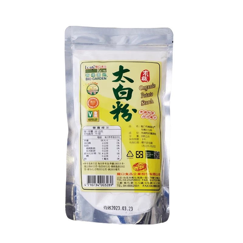 龍口有機太白粉　eslite誠品