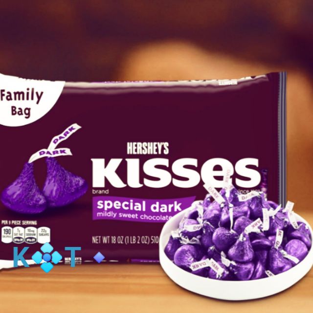 [現貨]好市多 超低價 Hershey's Kisses 黑巧克力510公克/包 喜糖 迎賓禮 送客禮 婚禮巧克力