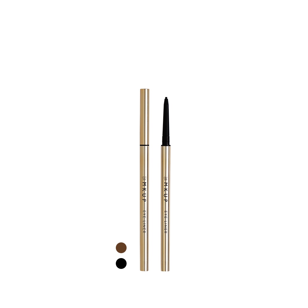 MKUP美咖 抗暈勾人眼線膠筆 (深邃黑、自然咖) 2色 ｜MKUP美咖官方旗艦館