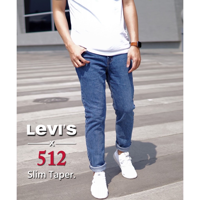 Levi’s 512 slim taper 錐形牛仔褲 38x30