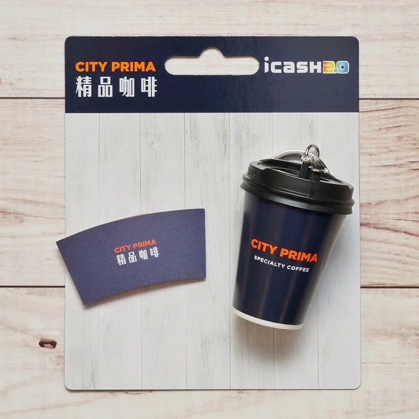 [幸福的0.01] icash 2.0 愛金卡 CITY PRIMA 精品咖啡杯 7-11 交通卡 CITY CAFE