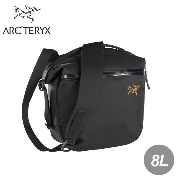 【ARC'TERYX 始祖鳥 Arro 8L多功能斜背包《黑》】24019/斜背包/單肩背包/悠遊山水