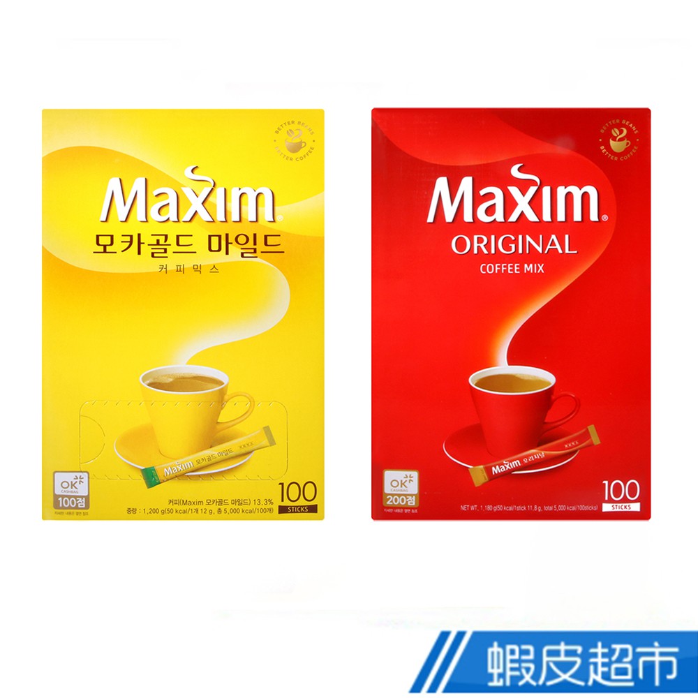 韓國 DONGSUH Maxim三合一咖啡 - 原味/摩卡現貨 蝦皮直送