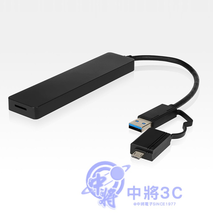 Uptech 登昌恆 UH252 USB3.0 3-Port HUB＋讀卡機 UH-252