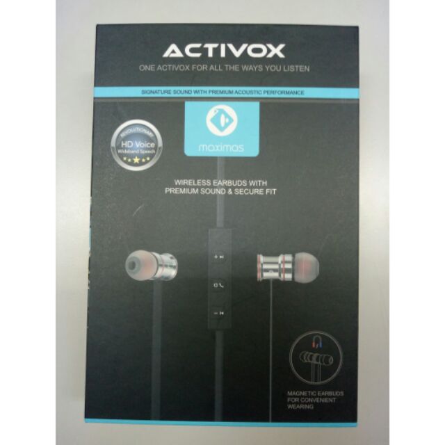 全新未拆封 美國Maximas Activox無線藍芽耳機