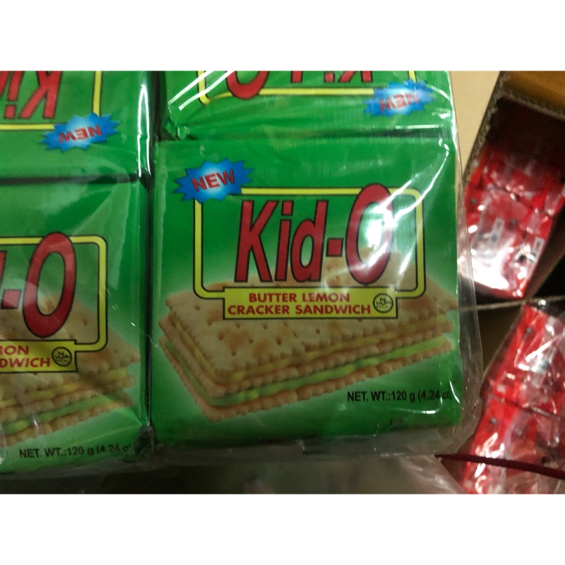 KID-O 日清三明治餅乾 檸檬口味 奶素120克 袋裝