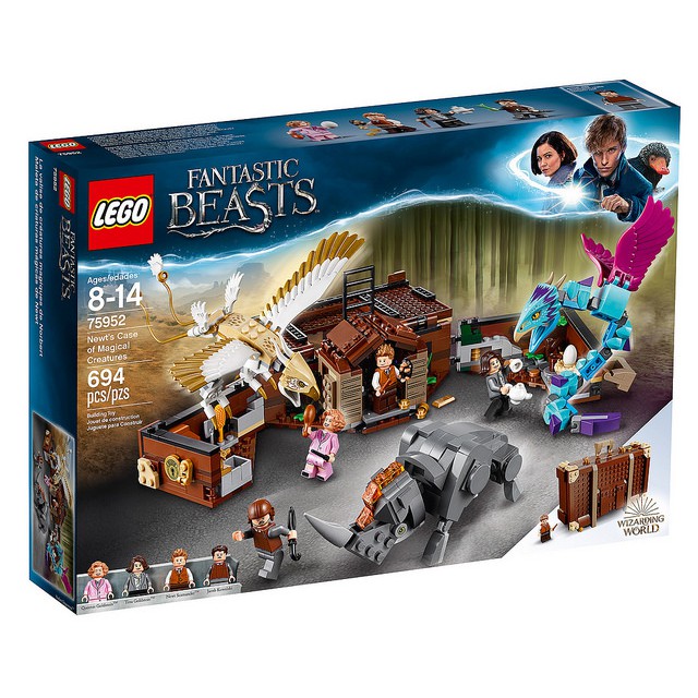 ［想樂］全新 樂高 Lego 75952 哈利波特 怪獸與牠們的產地 紐特的魔法生物手提箱