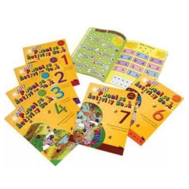 現貨jolly Phonics 1 7階段教材本 練習本cd Dvd 蝦皮購物