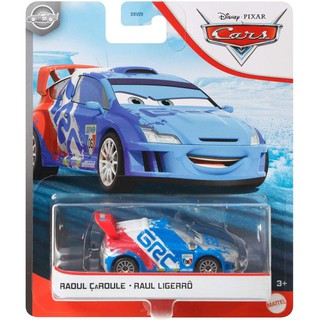 【mattel正版】cars 汽車總動員 1:55 合金車 raoul caroule 凱旋 銀色 美泰兒
