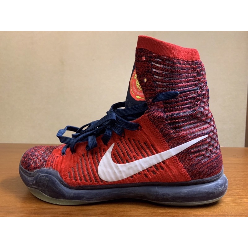 二手NIKE Kobe X elite high American籃球鞋US10(無鞋盒)