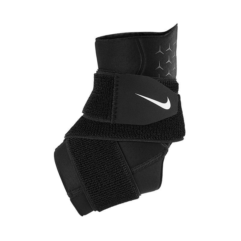 【熱銷下殺】耐克（NIKE）運動護具 護踝 腳踝保護套 PRO綁帶式護踝  單只裝黑色 XL