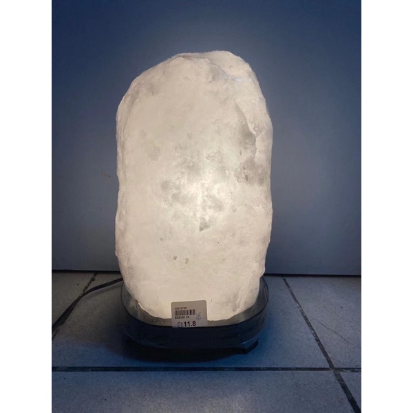 11.8+2.6產量稀少的頂級大顆白玉鹽燈11.8kg#柔和皎潔的燈光使人心情安定#能量純淨而強勁