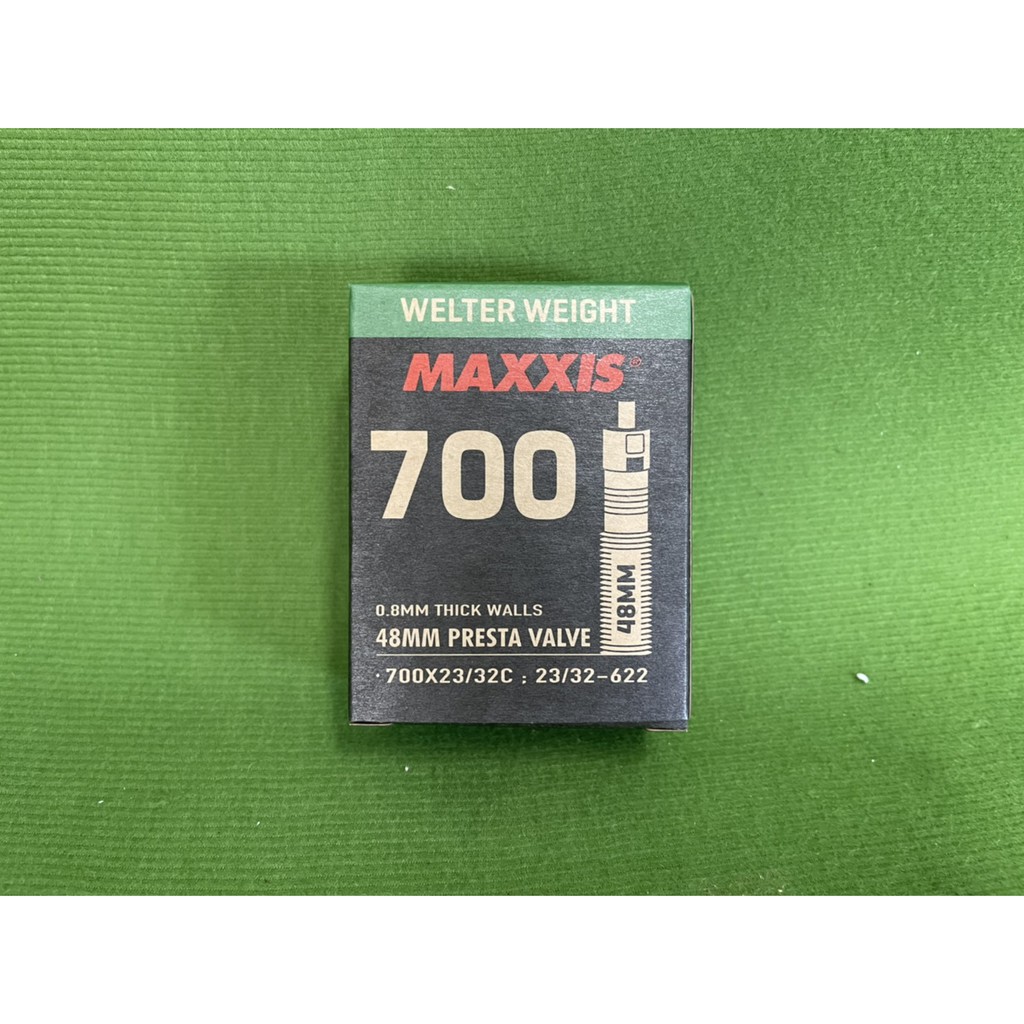 [ㄚ順雜貨鋪] 全新 盒裝 MAXXIS瑪吉斯700x23/32c 48mm 法嘴公路車內胎