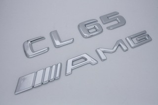 Benz 賓士 賓士 CL Class CL 65 ///// AMG 後車箱蓋 字型 字標