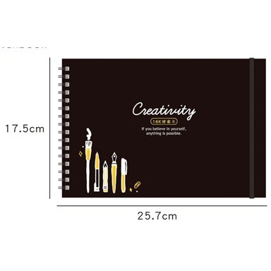 18K 線圈繪圖本.素描本.畫圖本.手繪本.速寫本.創意塗鴉本 SB-0029