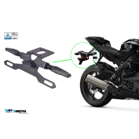 【泰格重車】DIMOTIV YAMAHA YZF-R6 R6 17~21 銳利款短牌架組 短牌架 後牌架 短牌 DMV