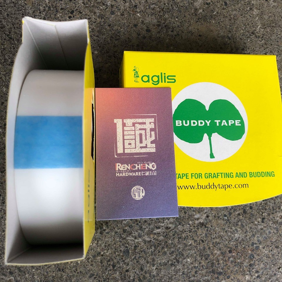 「仁誠五金」附發票 Aglis 日本製 Buddy tape 石蠟膜 60米 糯米膠帶 嫁接帶 芽接膠帶 芽接帶 接枝帶