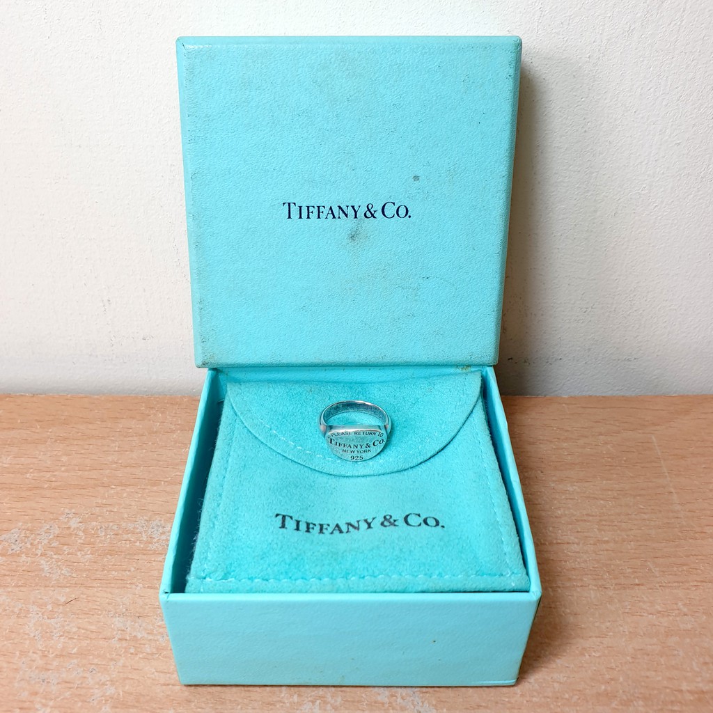 絕版 Tiffany &amp; Co. 蒂芙尼 925 純銀 戒指 ♥ 正品 ♥ 現貨 ♥彡