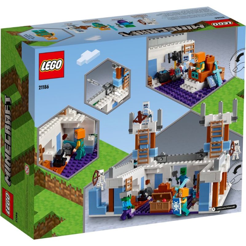 二拇弟 樂高 LEGO 21186 Minecraft 創世神 冰城堡