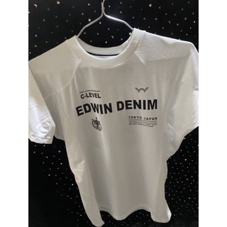 EDWIN 愛德恩 快速出貨 運動 機能涼感 快乾 短袖 黑色 白色T恤 東京系列