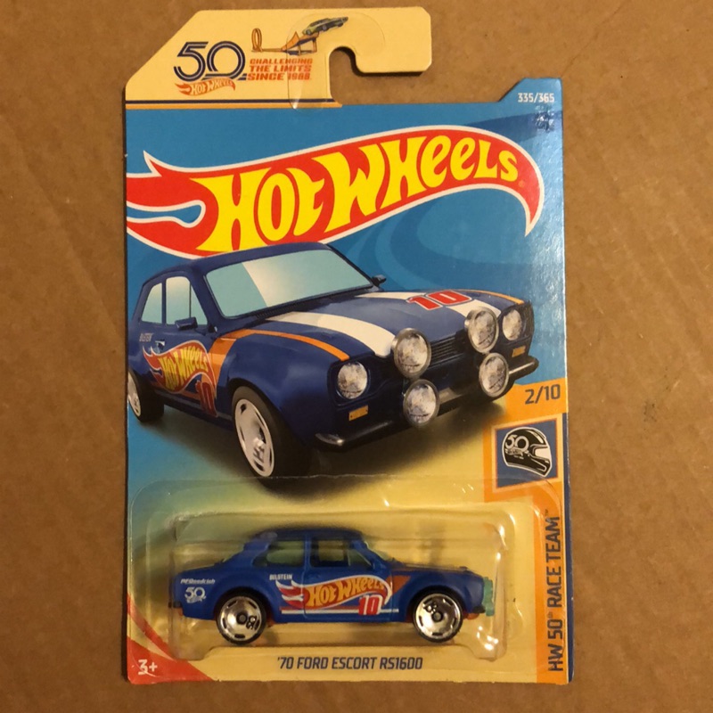 Hot Wheels 風火輪 ‘70 FORD ESCORT RS1600