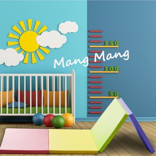 【Mang Mang 小鹿蔓蔓】兒童4cm摺疊地墊(四折200L款)-糖果色