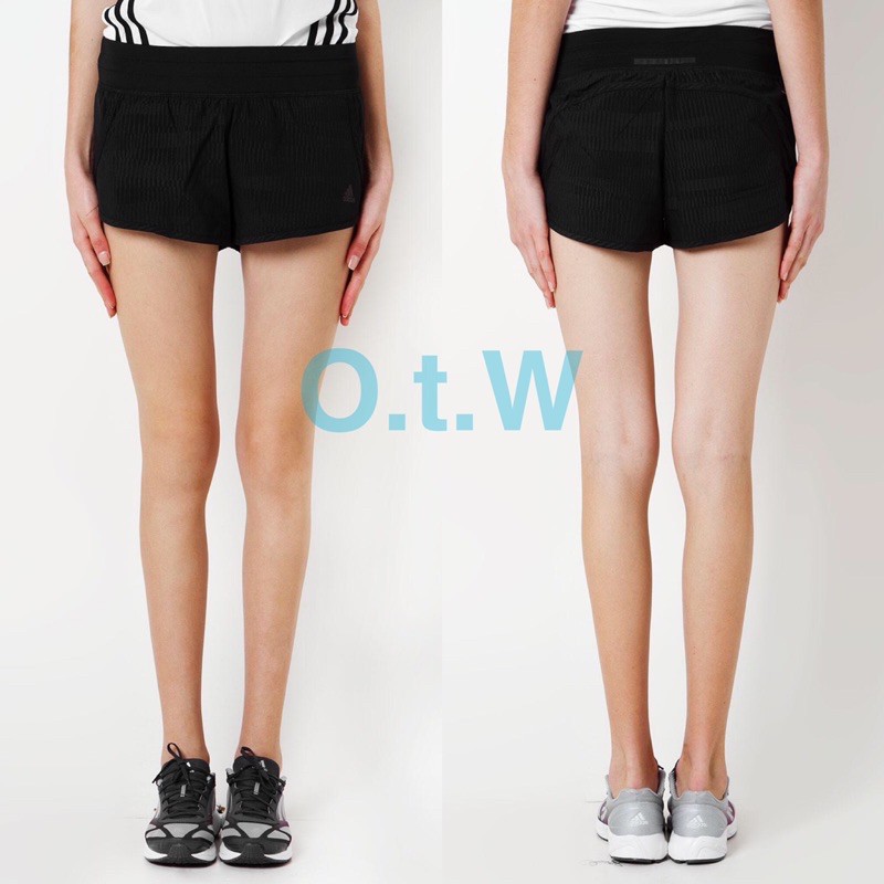 【O.t.W】二手！adidas 兩側口袋運動短褲附內褲襯褲 黑色 2XS號 $1690↘$199