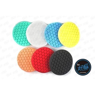 美國 Chemical Guys Hex Logic Polishing Pads 5.5inch 蜂巢拋光上蠟棉 好蠟