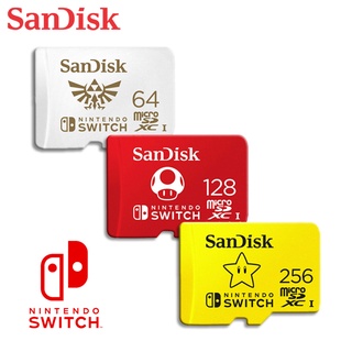 SanDisk 任天堂Switch 專用記憶卡64G 128G 256G microSDXC UHS-I 台灣保固公司貨