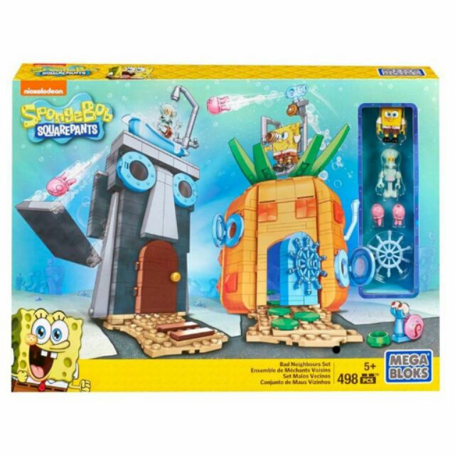 日版 MEGA BLOKS 積木 海綿寶寶 SpongeBob SquarePants 壞鄰居組 加拿大 海棉寶寶