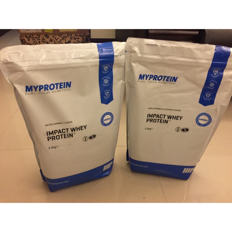 Myprotein Ipact Whey Protein 2.5KG 焦糖海鹽