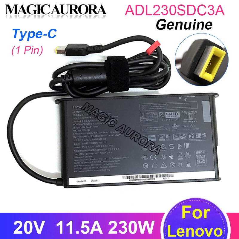 LENOVO Adl230v 11.5A 230W USB 充電器 ADL230SDC3A 適用於聯想 THINKPAD