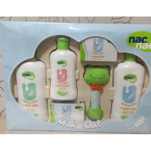 Nac Nac 牛奶燕麥護膚禮盒(5件組 )

附提袋