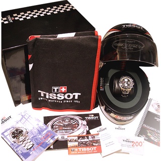 全球限量 TISSOT PRS516 納斯卡NASCAR計時碼表限量版編號：1133/2007 配件資料齊全