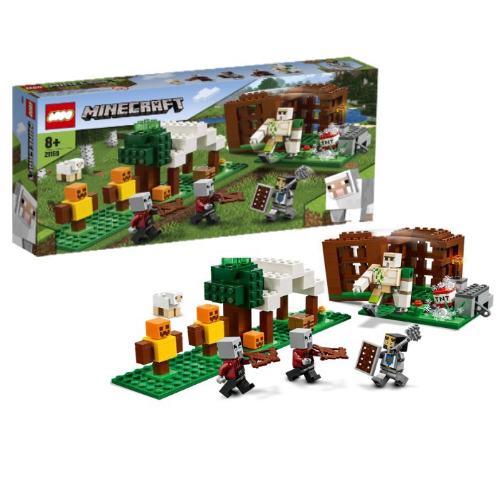 現貨lego 創世紀麥塊minecraft 系列掠奪者前哨站全新未拆正版原廠貨 蝦皮購物