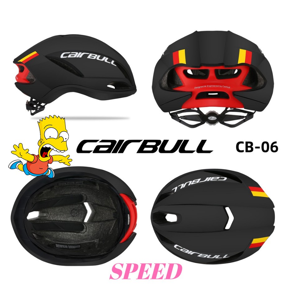 Cairbull 06 空氣動力 單車安全帽 三鐵安全帽 單車頭盔 騎行安全 氣動破風騎行頭盔 競技比賽頭盔-SPEED