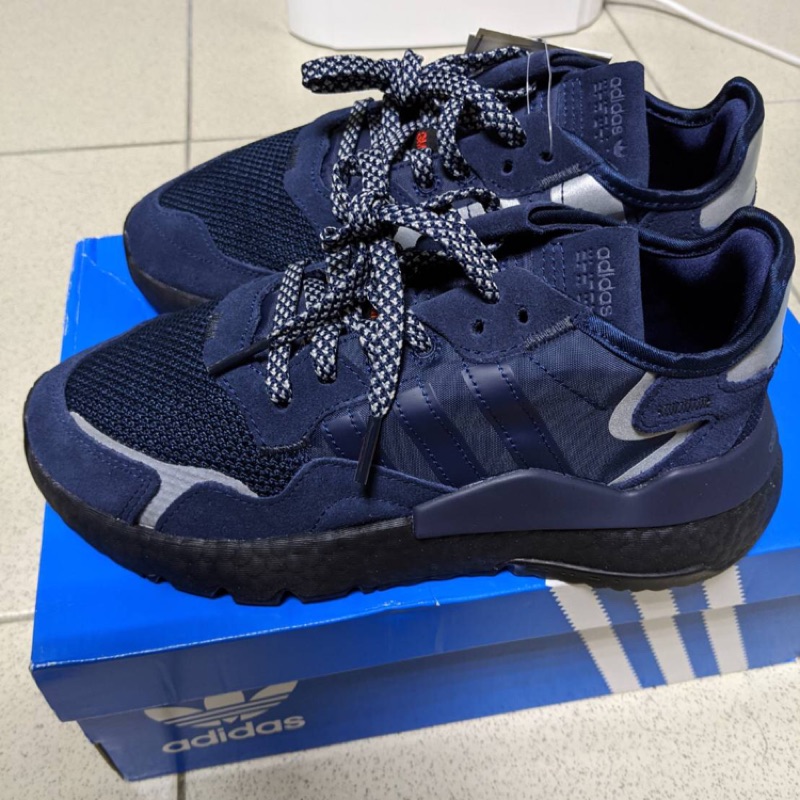 Adidas Nite Jogger 3M 聯名 深藍