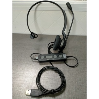 全新原廠貨 二年保固換壞新 Jabra Biz2300 Mono單耳 電腦USB／電話座機RJ9 高階頭戴式耳機