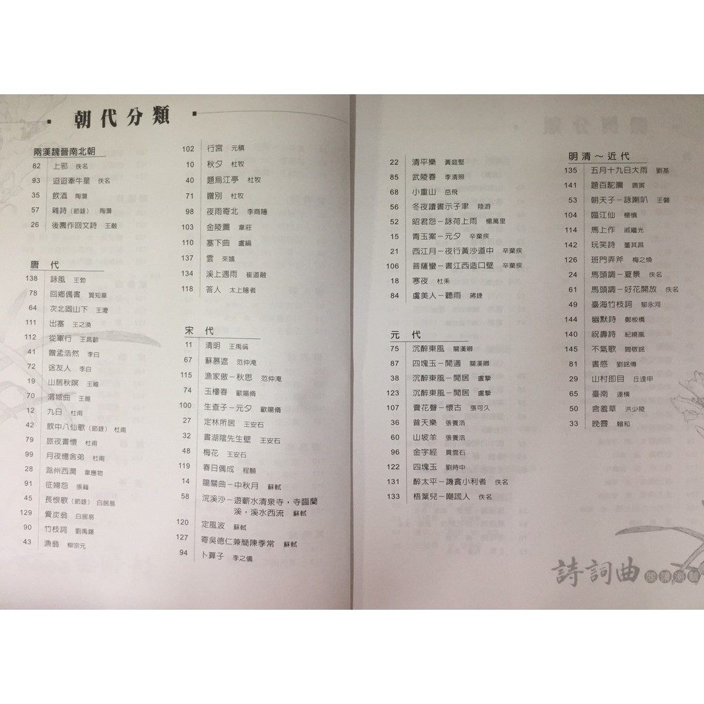 國中國文經典文學 金安 詩詞曲閱讀測驗 蝦皮購物