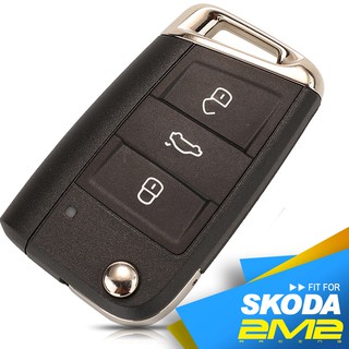 【2M2】2015 Skoda Fabia 斯柯達汽車 一鍵啟動 摺疊鑰匙 智能感應鑰匙 汽車鑰匙 新增拷貝