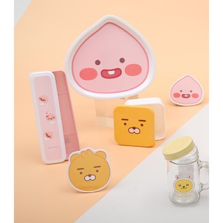 (現貨)(韓國代購)大創聯名 Kakao Ryan 萊恩 Apeach桃子 便當盒 便當袋 杯墊 掛鉤 環保餐具盒