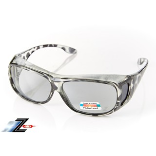 【視鼎Z-POLS】加大頂級淺色系偏光 質感豹紋黑框 可包覆近視眼鏡設計！Polarized寶麗來偏光太陽眼鏡，新上市！