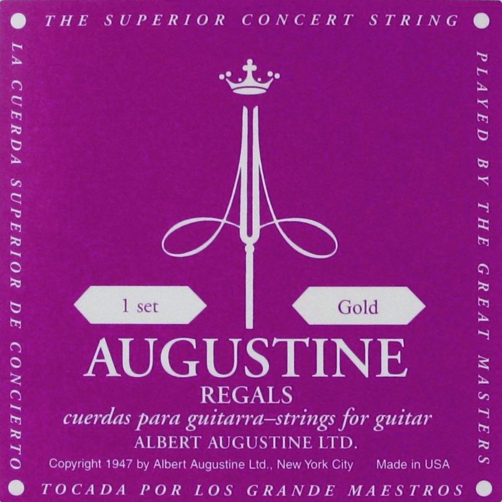 AUGUSTINE 奧古斯丁 古典吉他弦 Regal Gold 高音超高張 低音中低張  -【他,在旅行】