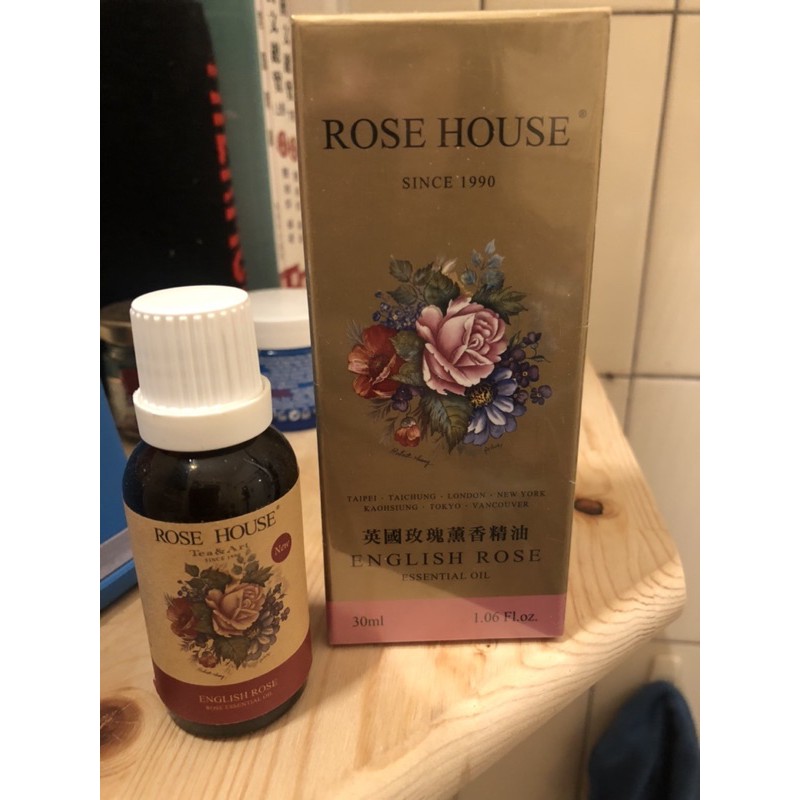 英國玫瑰薰香精油（古典玫瑰園購入）