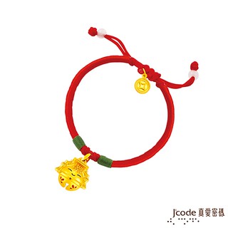 J'code真愛密碼 大甲媽好鈴驗媽祖黃金編織手鍊-立體硬金款 (現貨+預購)