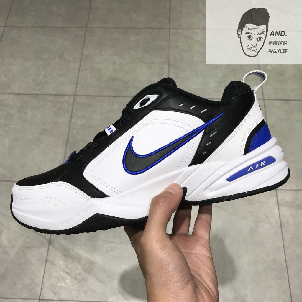 【AND.】NIKE AIR MONARCH IV 白藍黑 老爹鞋 運動 休閒 穿搭 男女款 415445-002