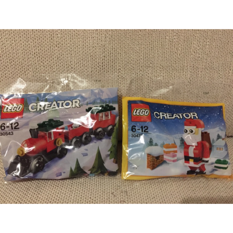 [一天一樂高］30543+30478 LEGO 聖誕老人+聖誕小火車 Polybag