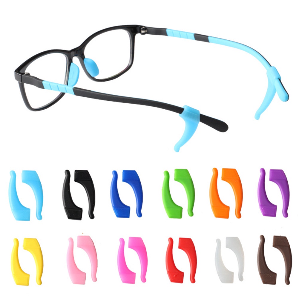 1 對 / 批防滑矽膠眼鏡耳鉤 / 運動鏡腿提示軟耳鉤 / 防滑眼鏡套 / 眼鏡眼鏡配件