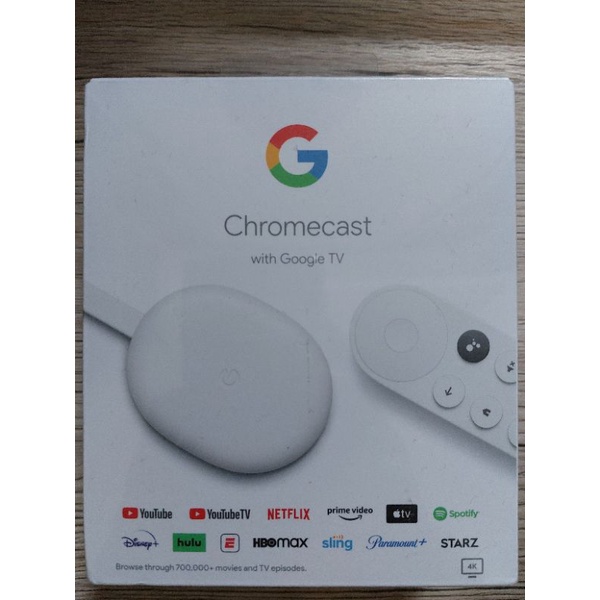 全新品未拆封 Chromecast with Google TV電視棒