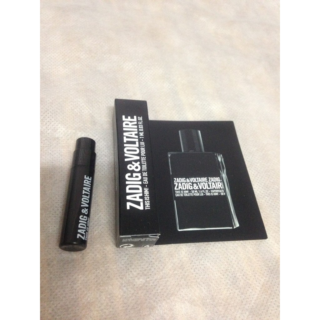 ZADIG &amp; VOLTAIRE THIS IS HIM! 搖滾戀人男香水 1ml